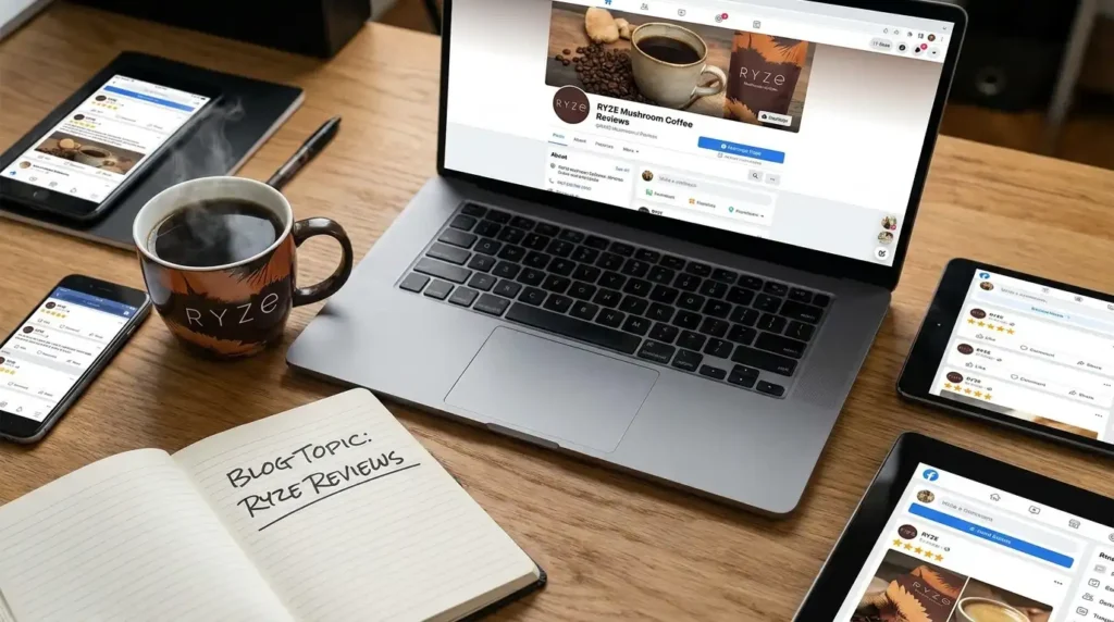 RYZE Mushroom Coffee Facebook Reviews