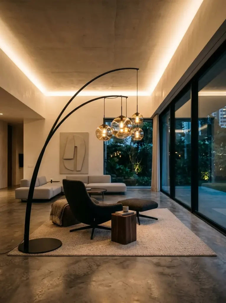 Minimalist Luxury Living Space
