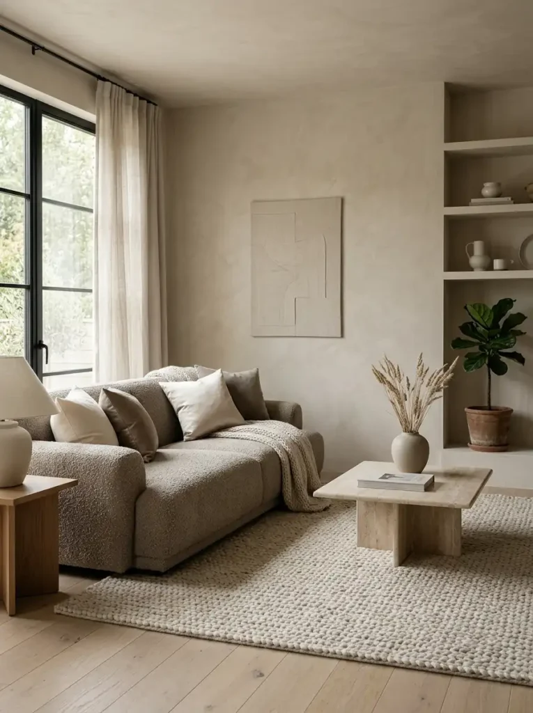 Minimalist Luxury Living Space