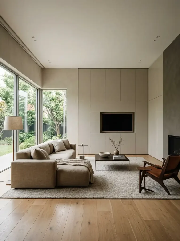 Minimalist Luxury Living Space