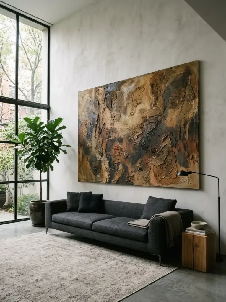 Minimalist Luxury Living Space