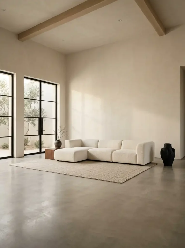 Minimalist Luxury Living Space
