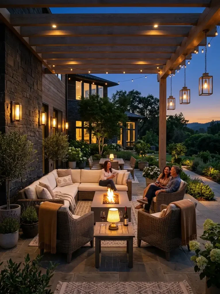 Luxury Outdoor Living Space