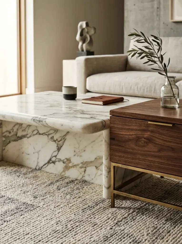 Minimalist Luxury Living Space
