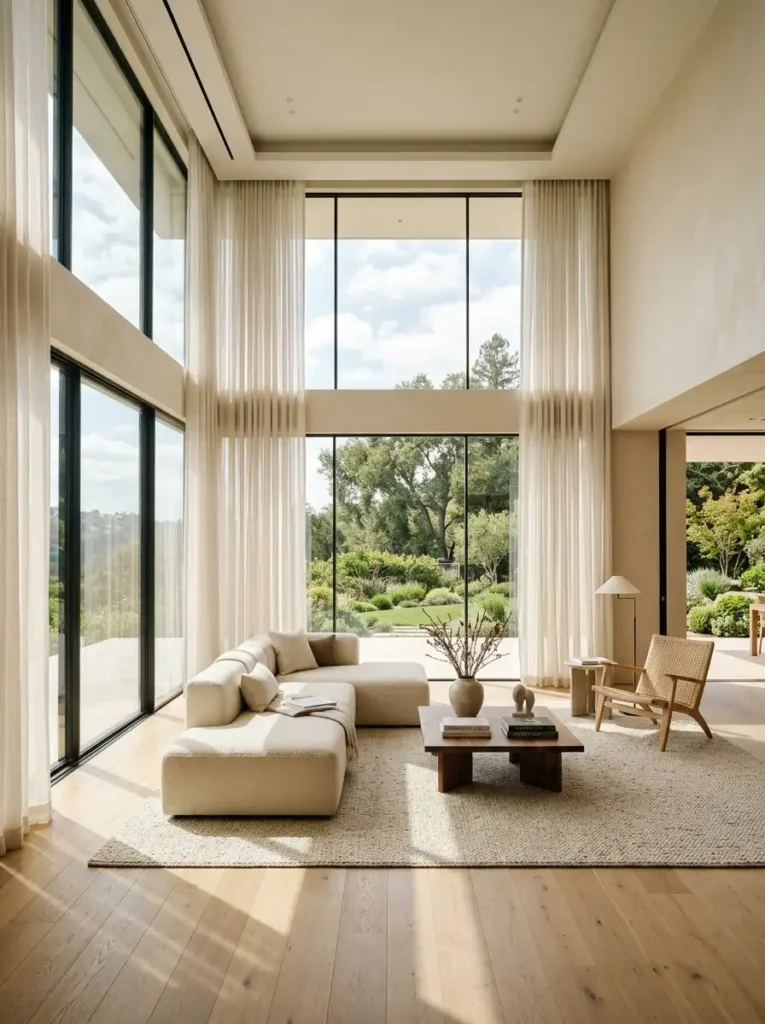 Minimalist Luxury Living Space