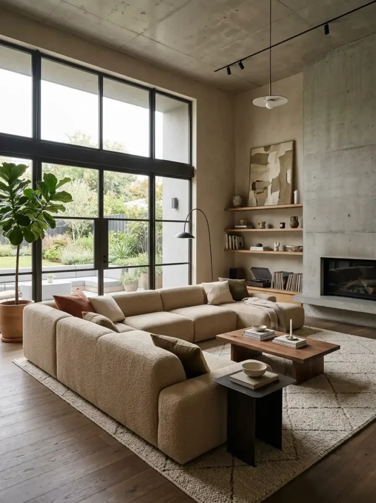 Minimalist Luxury Living Space