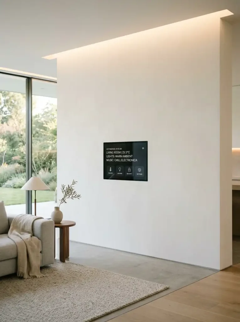 Minimalist Luxury Living Space