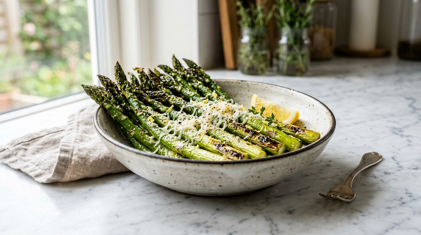Air Fryer Asparagus | Crispy, Tender & Ready in 10 Minutes