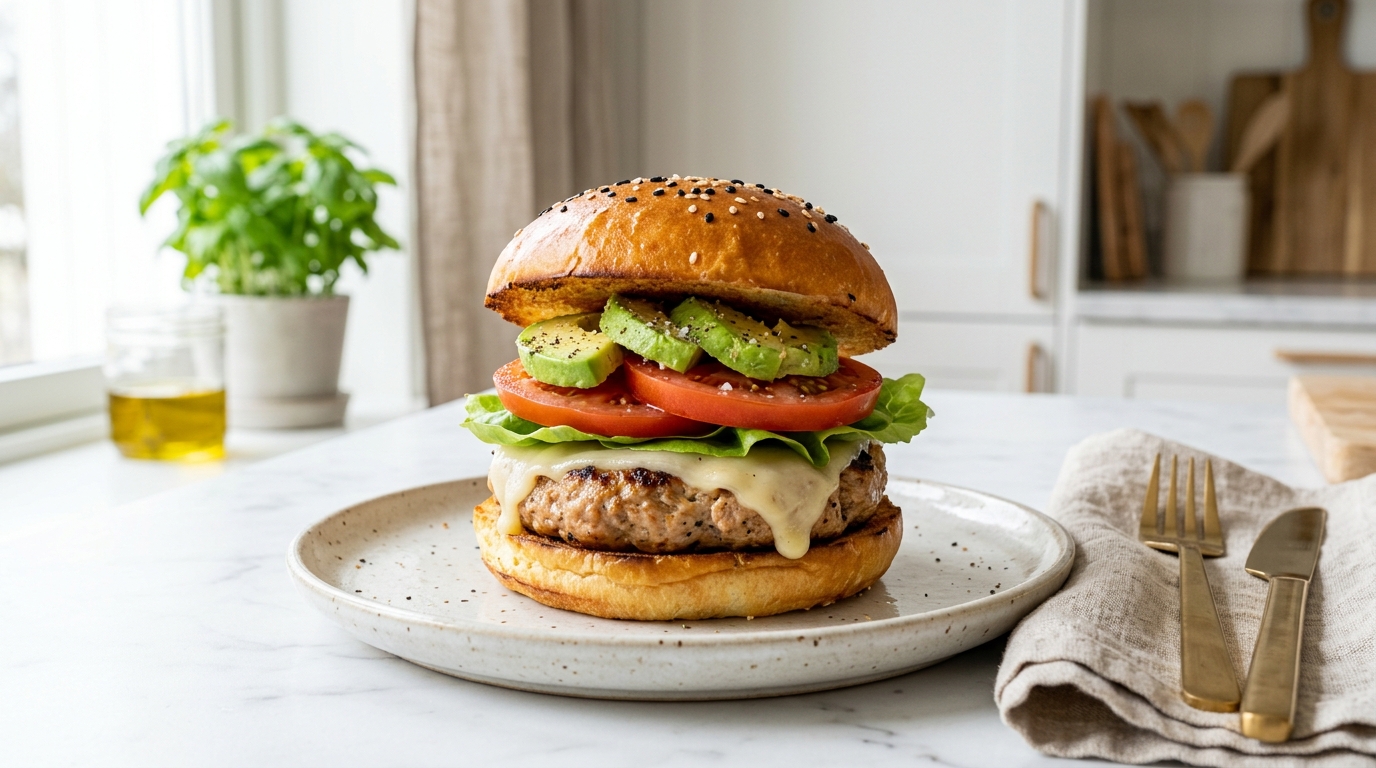 Air Fryer Turkey Burgers | Juicy & Healthy 20-Minute Recipe