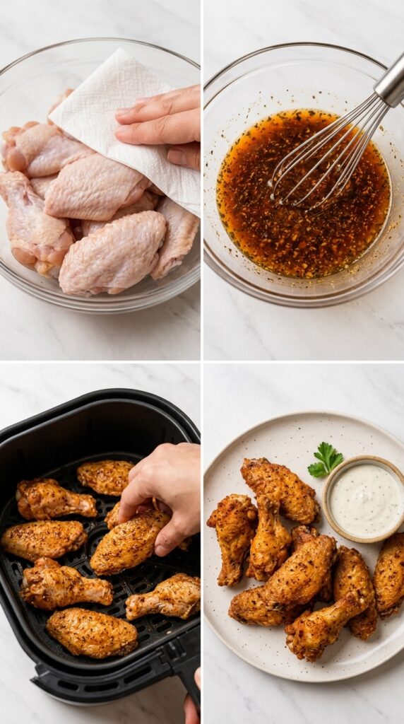 Crispy Air Fryer Chicken Wings