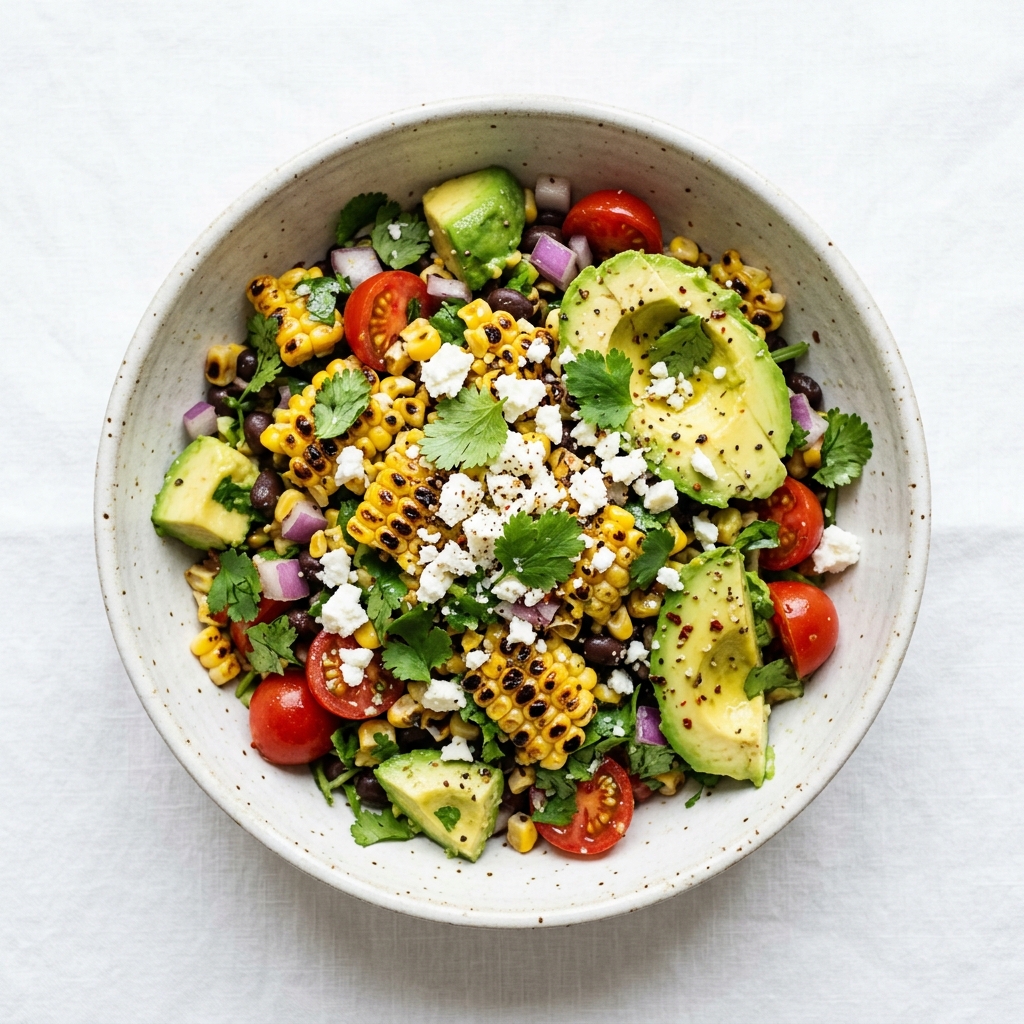 Avocado Corn Salad (Fresh, Healthy & Easy)