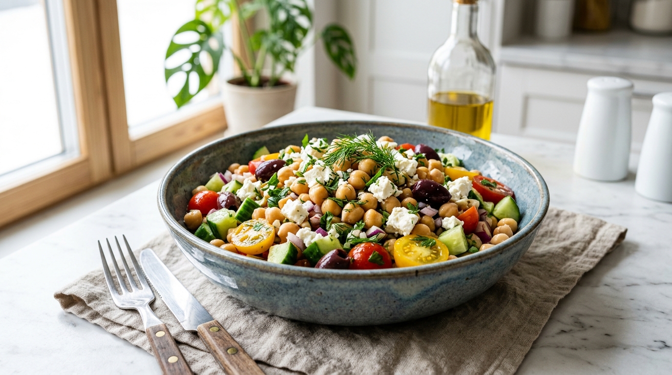 Mediterranean Chickpea Salad