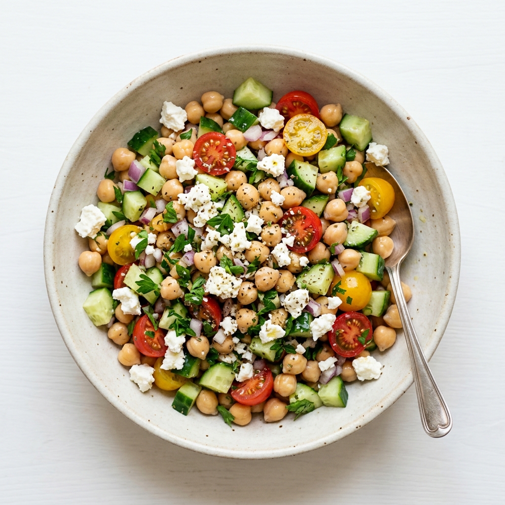 mediterranean chickpea salad