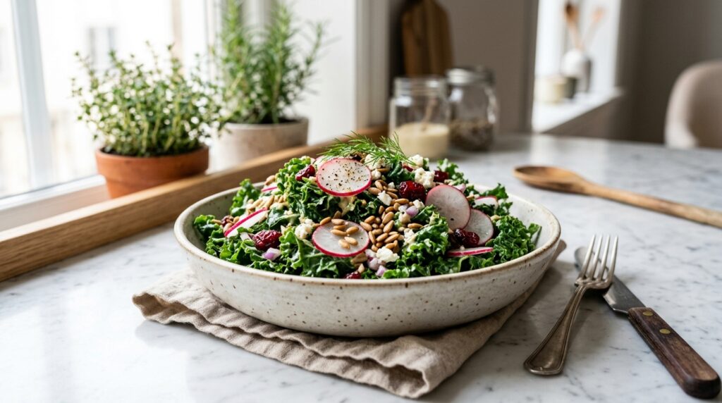 Kale Salad (Fresh, Healthy & Easy)