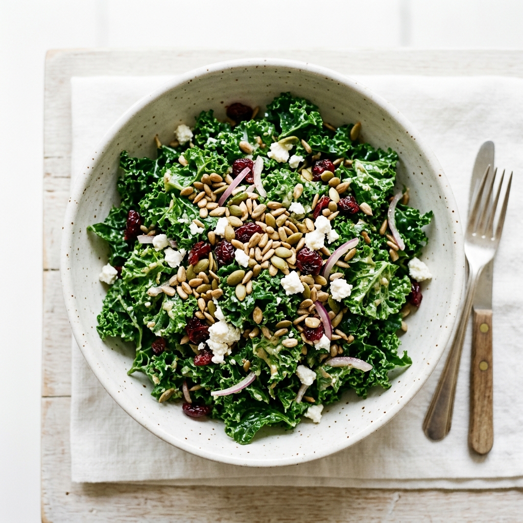 Kale Salad (Fresh, Healthy & Easy)
