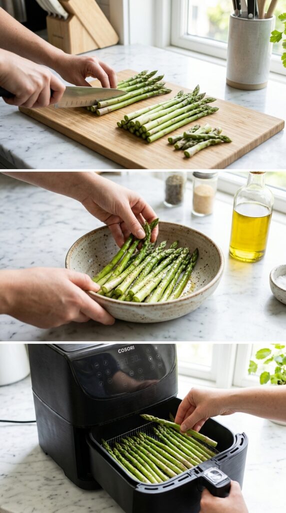 Air Fryer Asparagus | Crispy, Tender & Ready in 10 Minutes