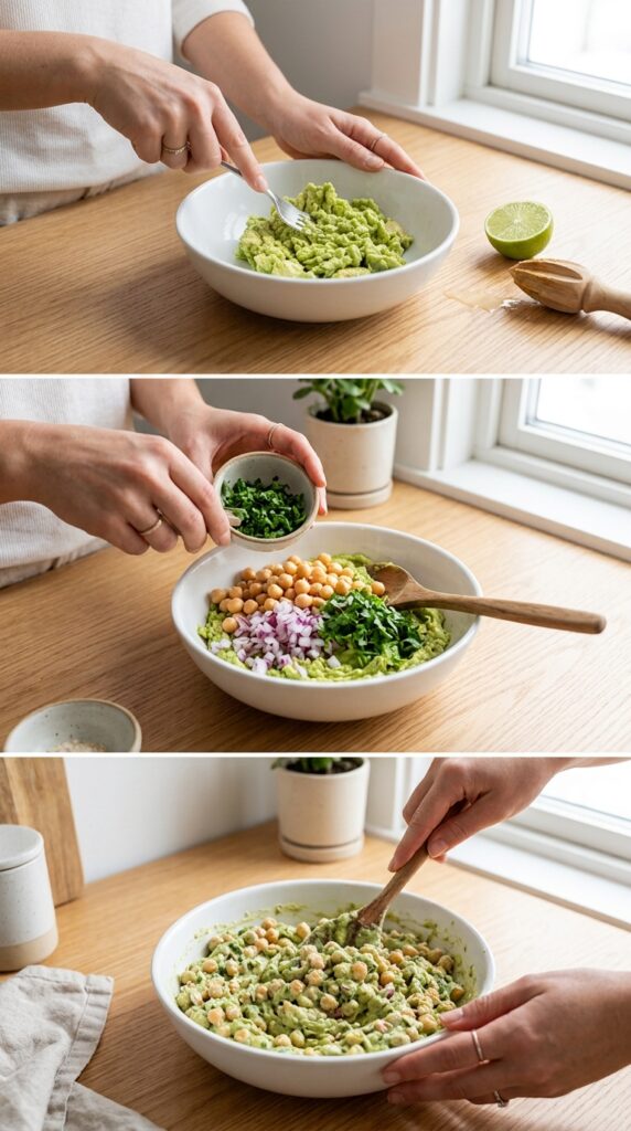 Avocado Chickpea Salad
