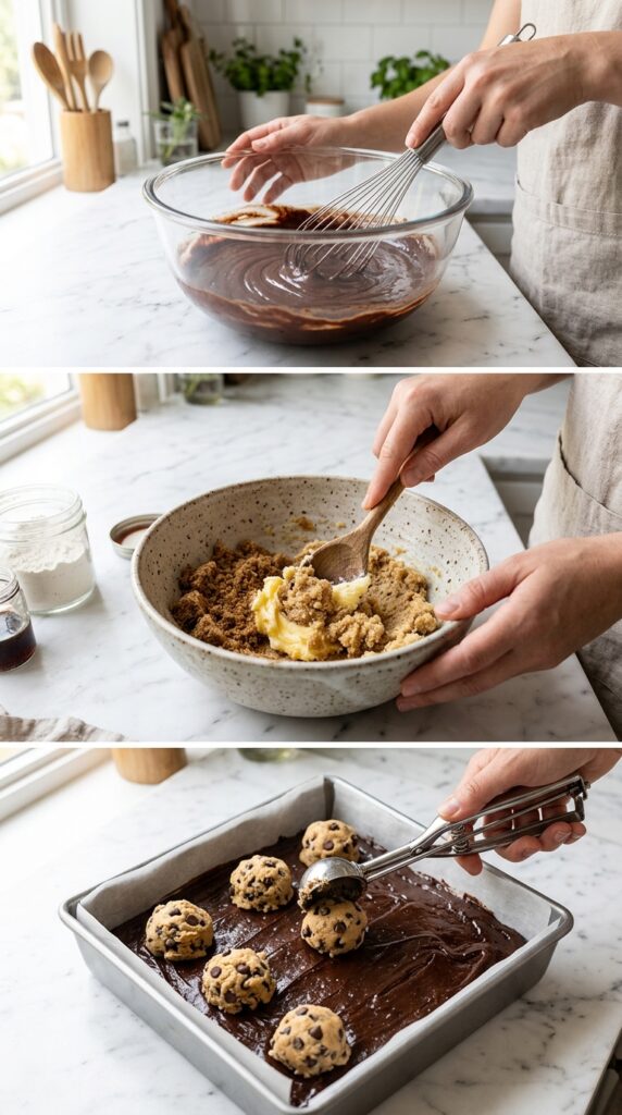 Brookies | Easy Fudgy Brownie Cookie Recipe