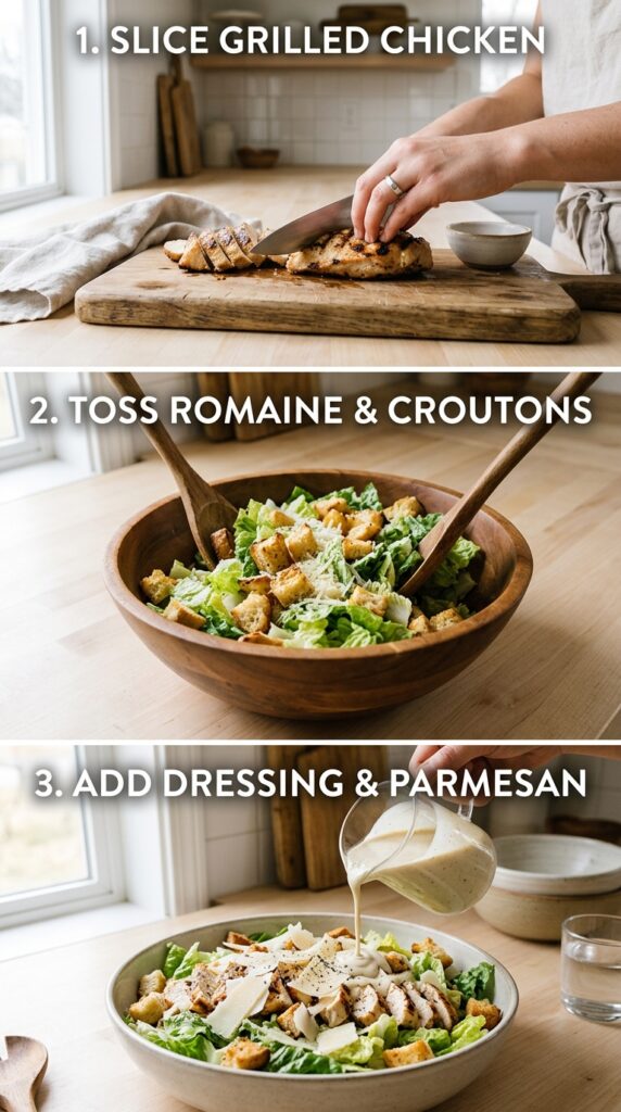 Chicken Caesar Salad | Easy Restaurant-Style Recipe