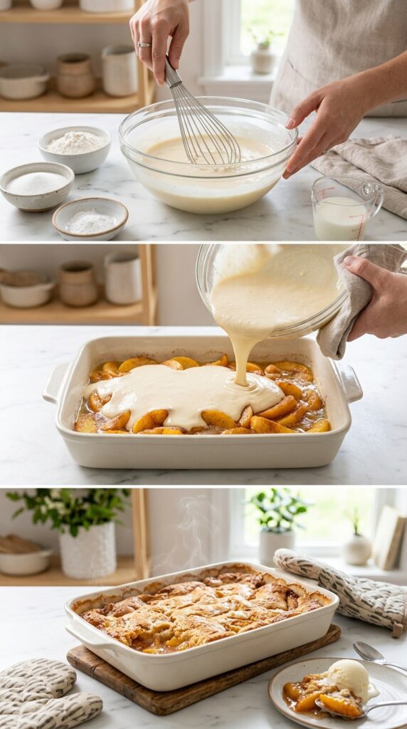 Easy Peach Cobbler (Classic Homemade Southern Dessert)