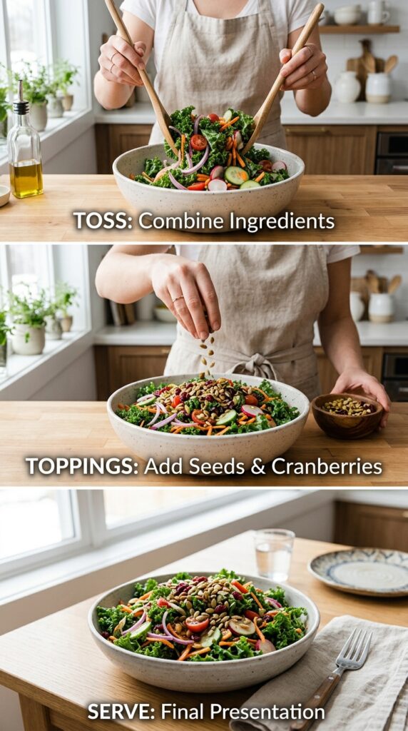 Kale Salad (Fresh, Healthy & Easy)