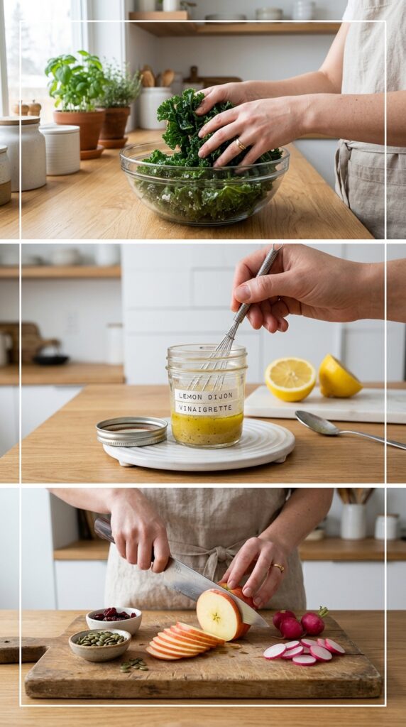 Kale Salad (Fresh, Healthy & Easy)