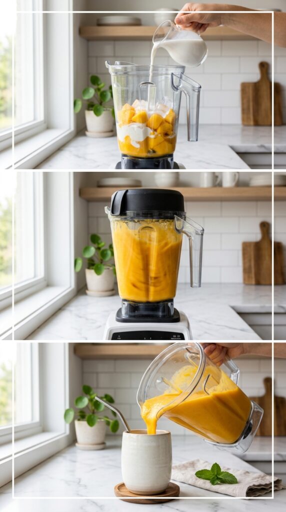 Mango Smoothie | Easy Creamy Tropical Smoothie Recipe