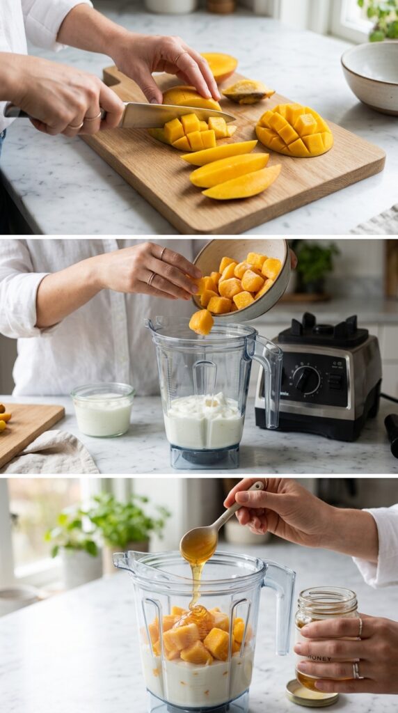 Mango Smoothie | Easy Creamy Tropical Smoothie Recipe