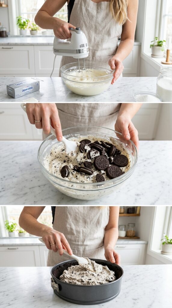 Oreo Cheesecake | Creamy Cookies and Cream Cheesecake