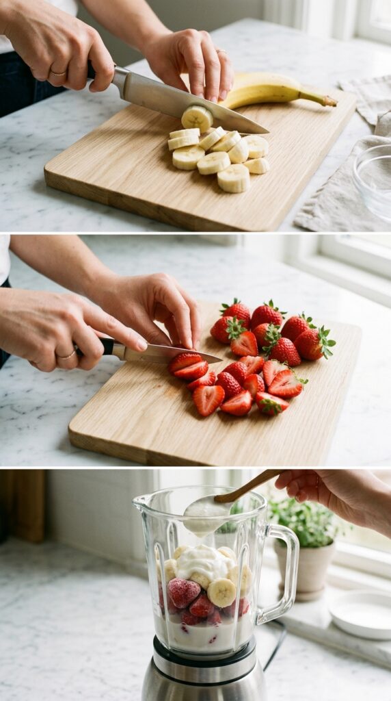Strawberry Banana Smoothie | Easy Healthy Smoothie Recipe