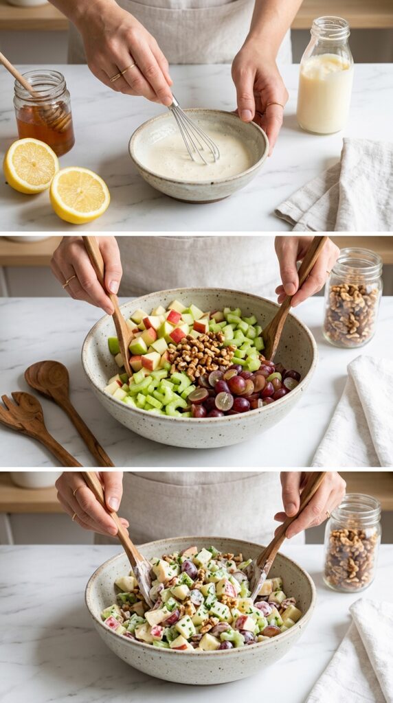 Waldorf Salad | Classic Apple Walnut Salad Recipe