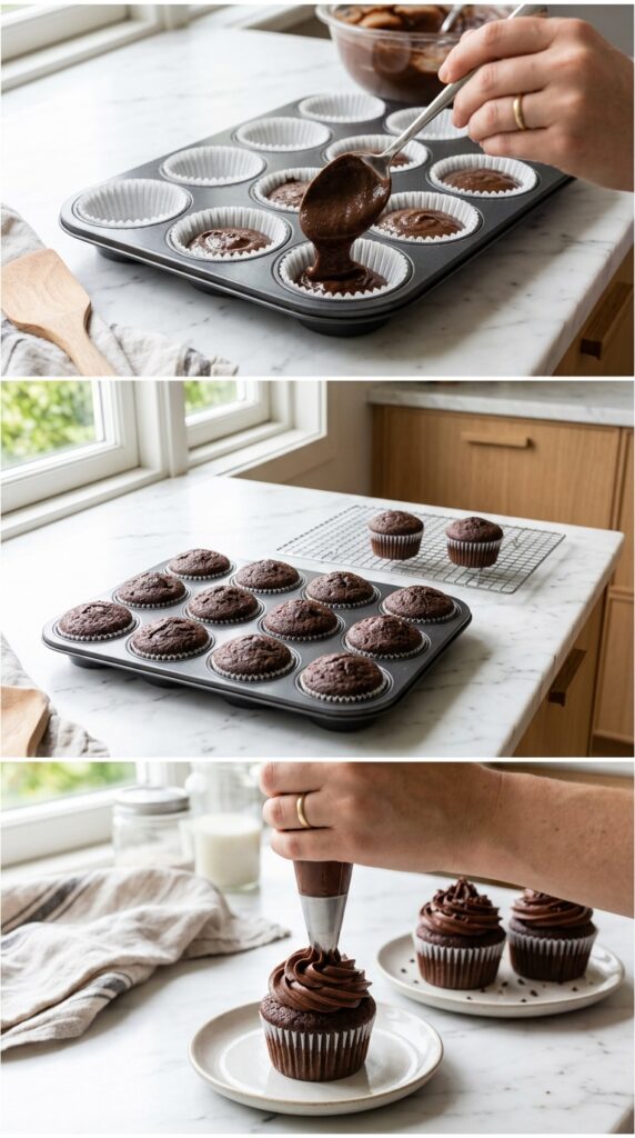 Chocolate Cupcakes | Moist & Easy Homemade Recipe