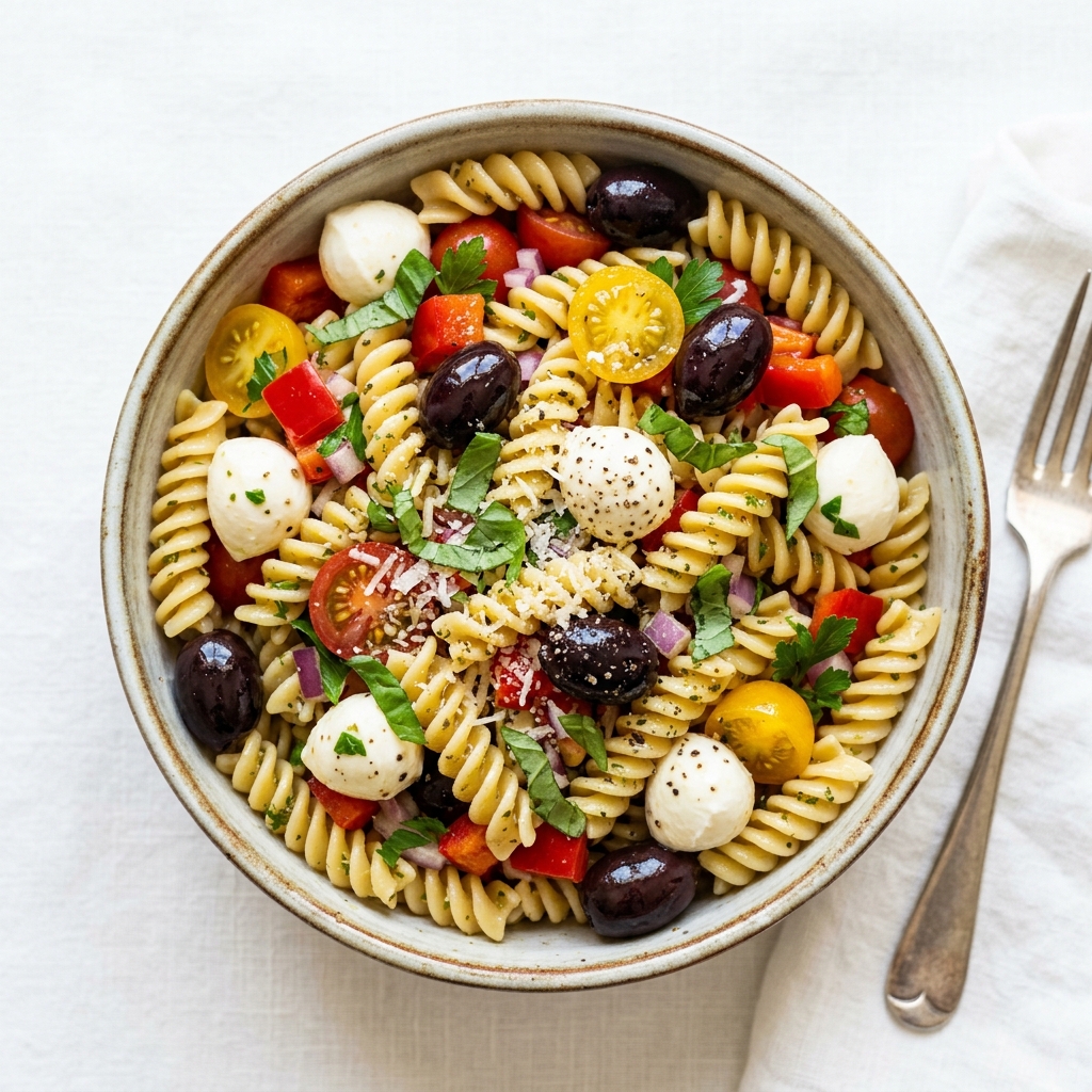 Italian Pasta Salad (Easy, Fresh & Flavorful Recipe)