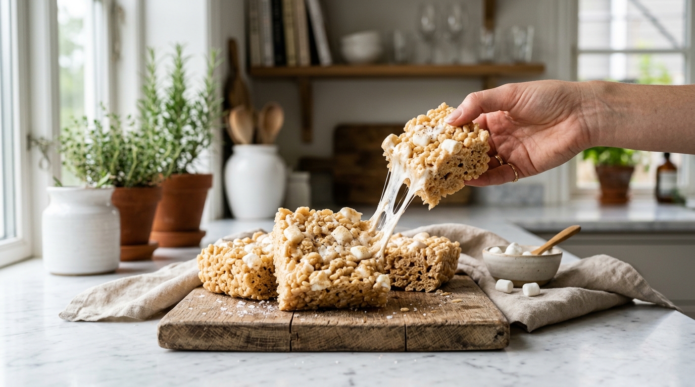 Best Rice Krispie Treats | Soft, Gooey & Easy No-Bake Recipe