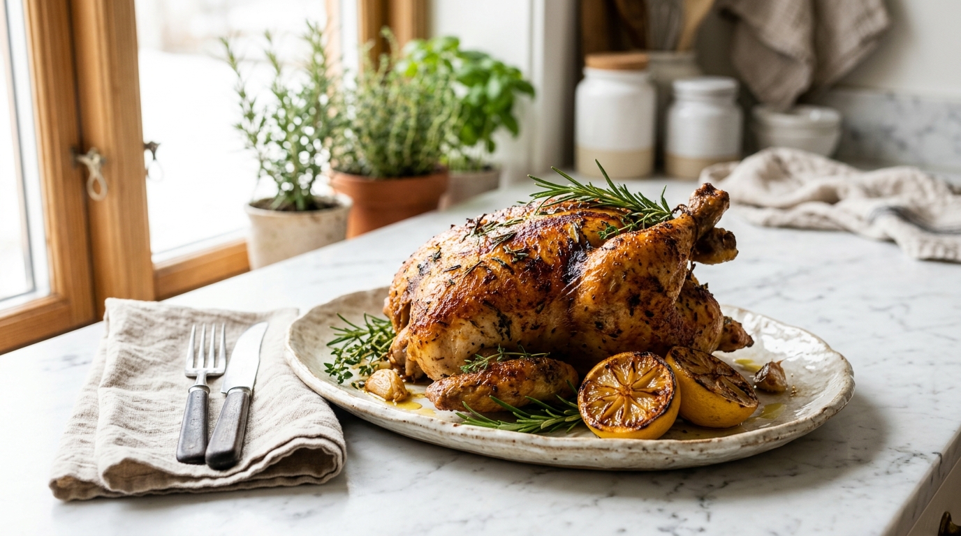 Air Fryer Whole Chicken | Juicy & Crispy Roast Chicken