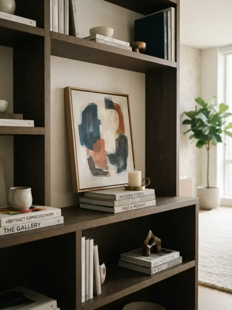 16 High-End Bookcase Styling Ideas for a Designer Look