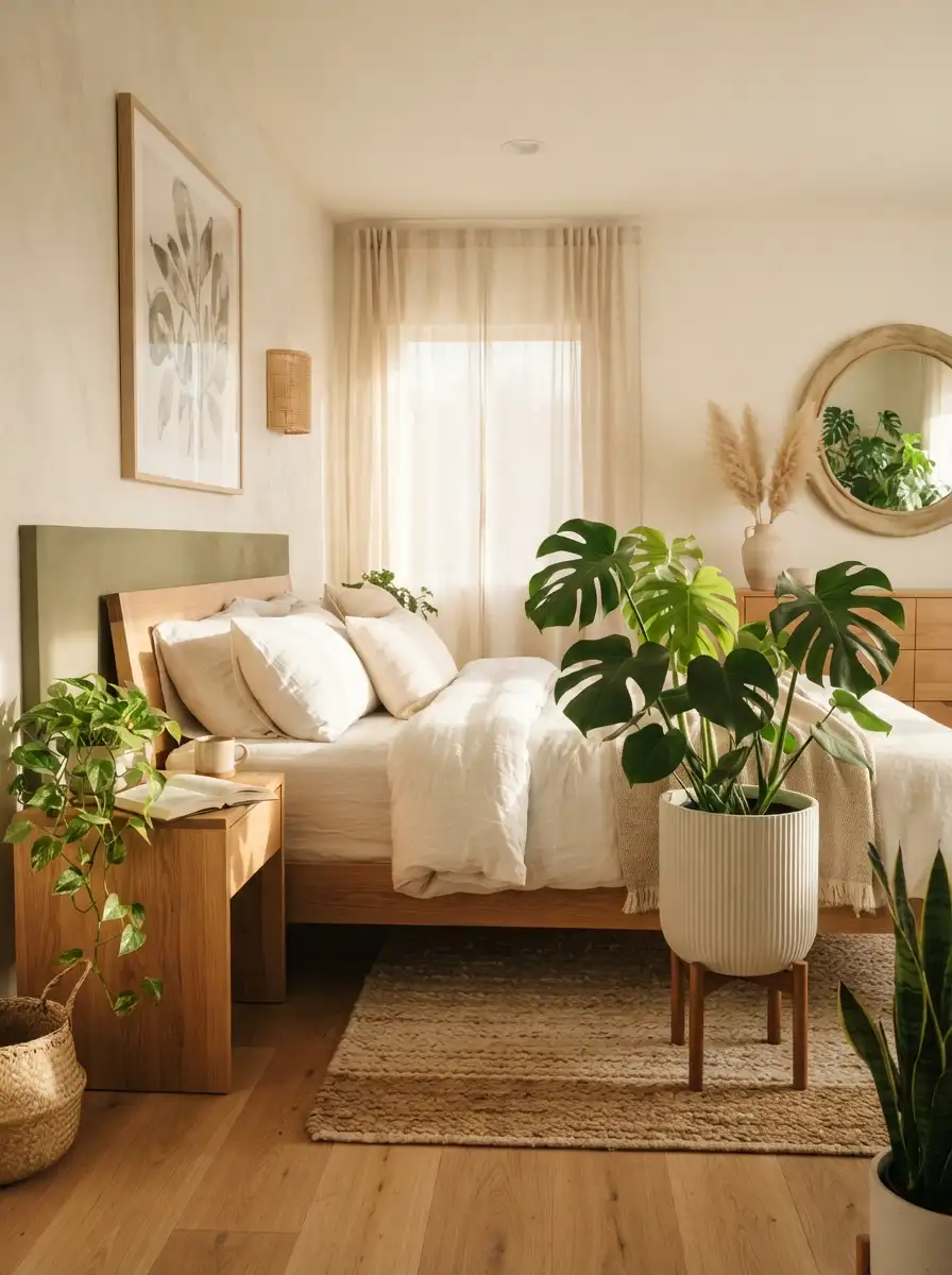 Bedroom Plants Decor Ideas