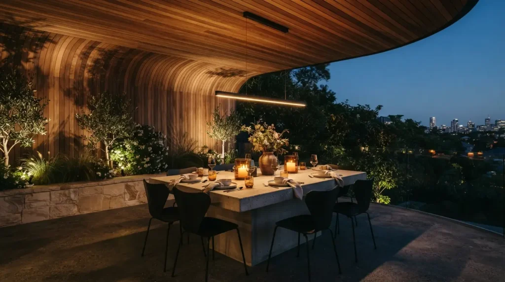 Cozy Modern Terrace Design