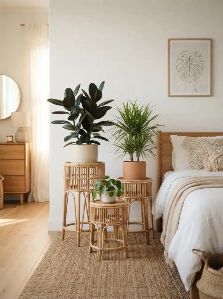 Bedroom Plants Decor Ideas