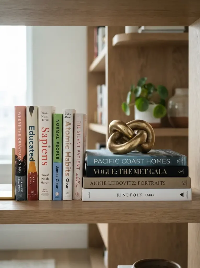 16 High-End Bookcase Styling Ideas for a Designer Look