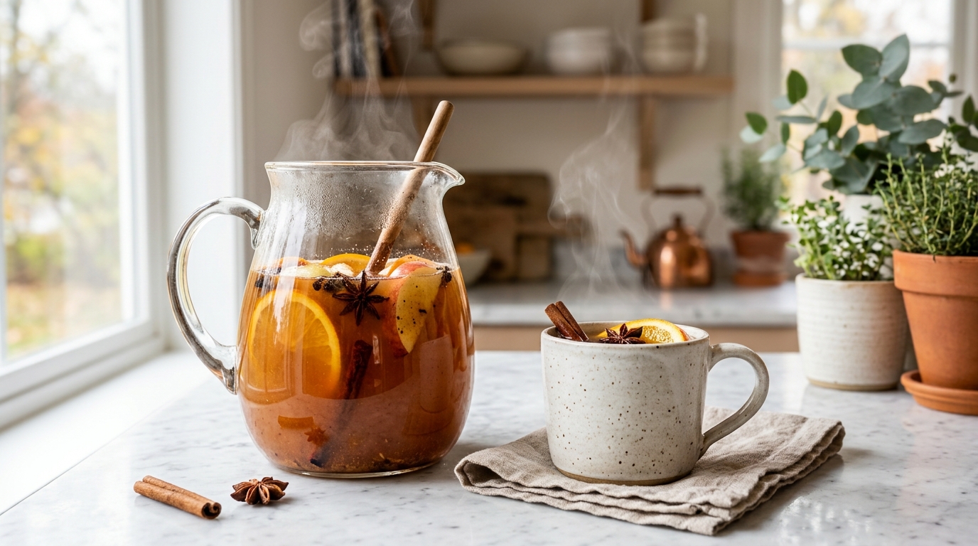 Homemade Slow Cooker Apple Cider | Warm & Spiced Recipe