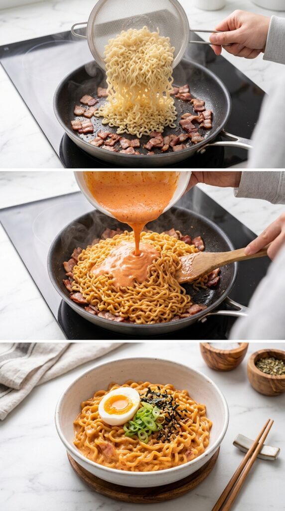 Carbonara Buldak Ramen