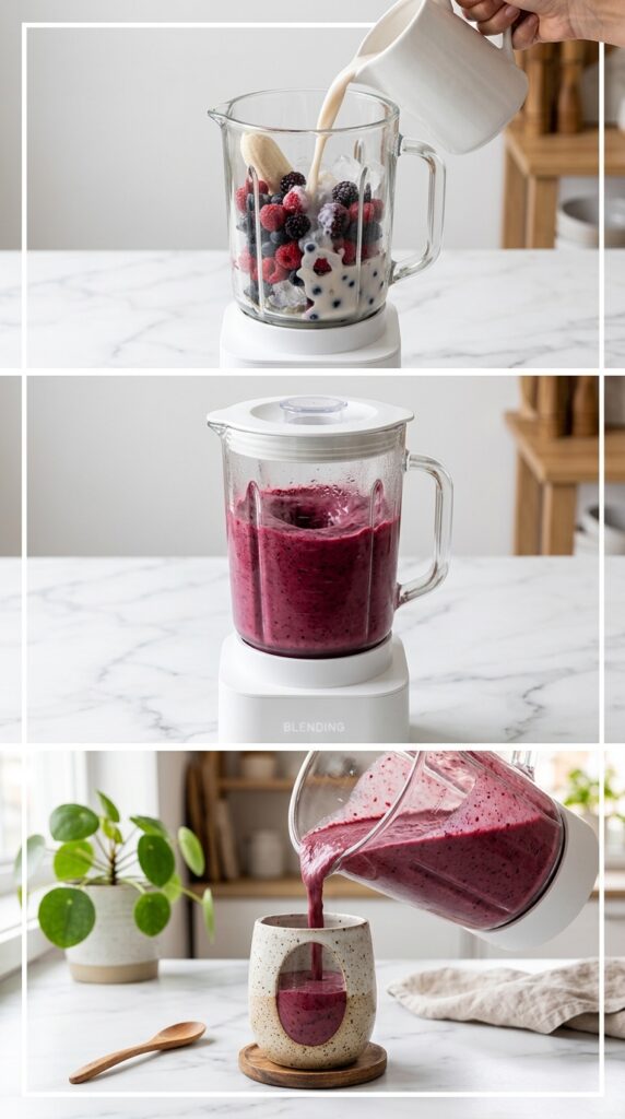 Mixed Berry Smoothie | Easy & Healthy 6-Minute Recipe