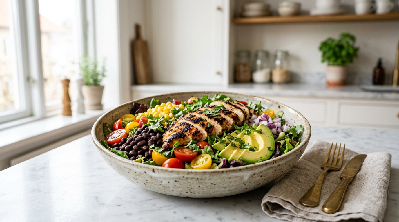 Southwest Chicken Salad | Healthy & Hearty Meal Prep Recipe