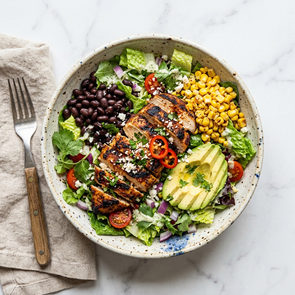 Southwest Chicken Salad | Healthy & Hearty Meal Prep Recipe